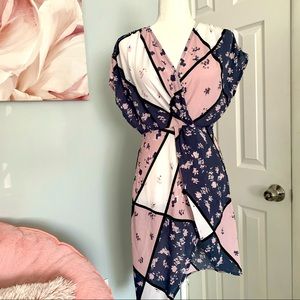 Ny & Co Floral Print Dress XS